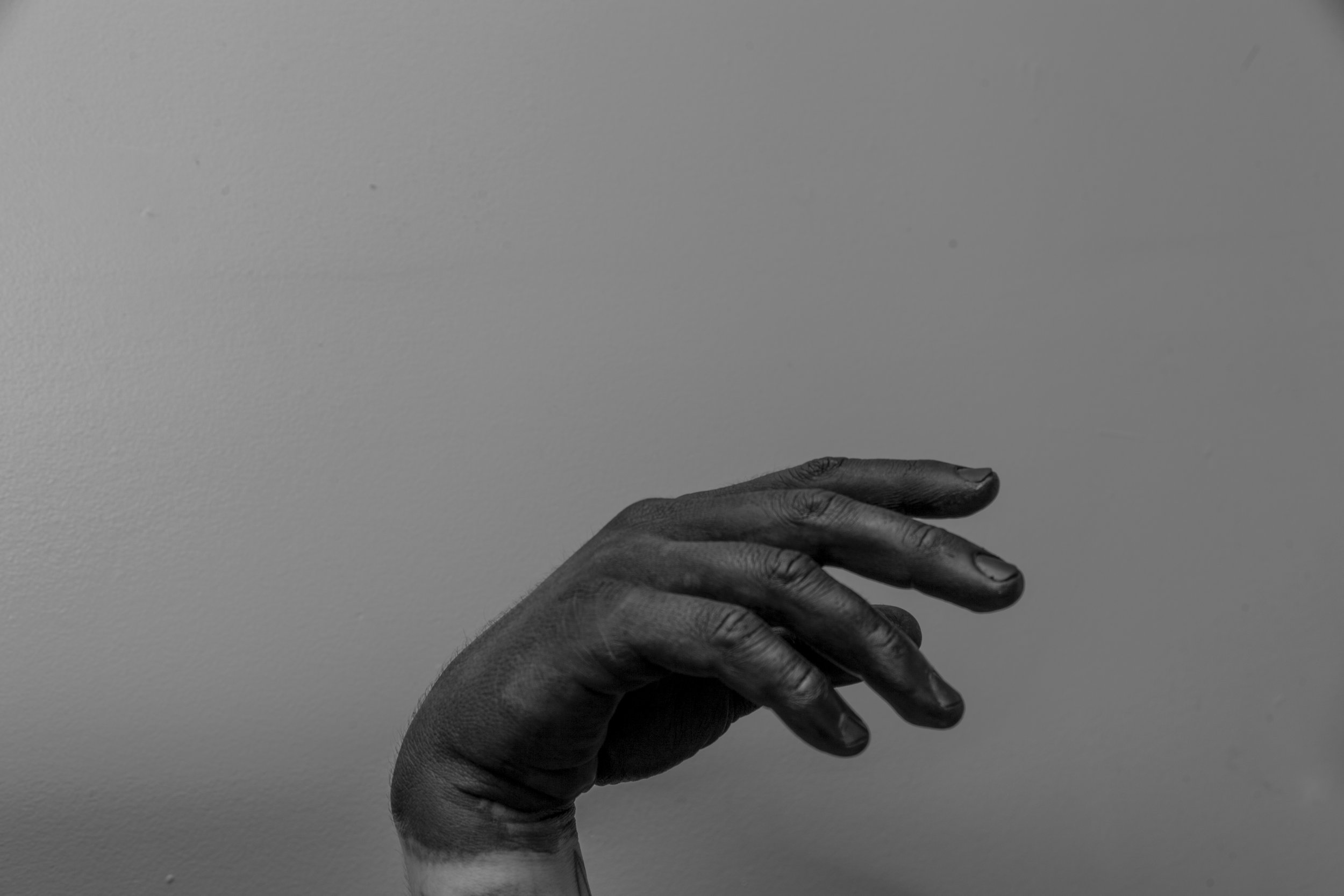 A photo of a hand
